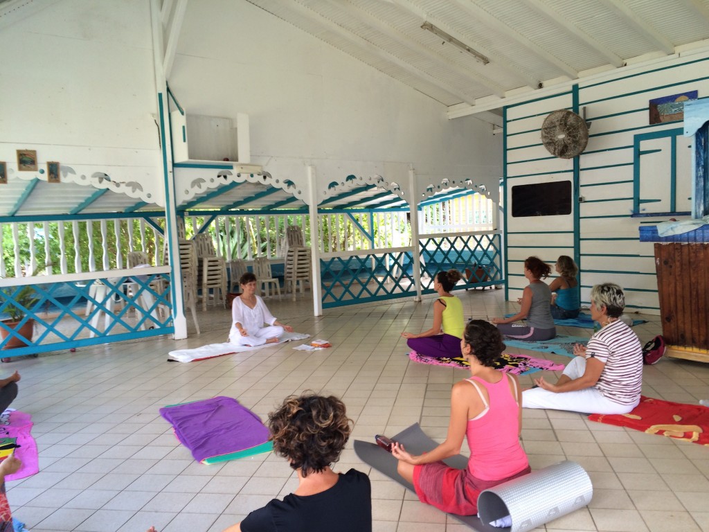 Atelier de yoga aux Saintes - Novembre 2015